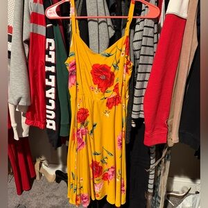 Floral Yellow Dress